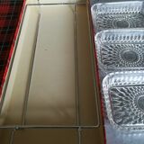 Duralex metal and glass aperitif server