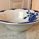 Salad bowl Digoin Sarreguemines Corsica blue 40s-50s