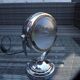 Chrome metal "lighthouse" lamp