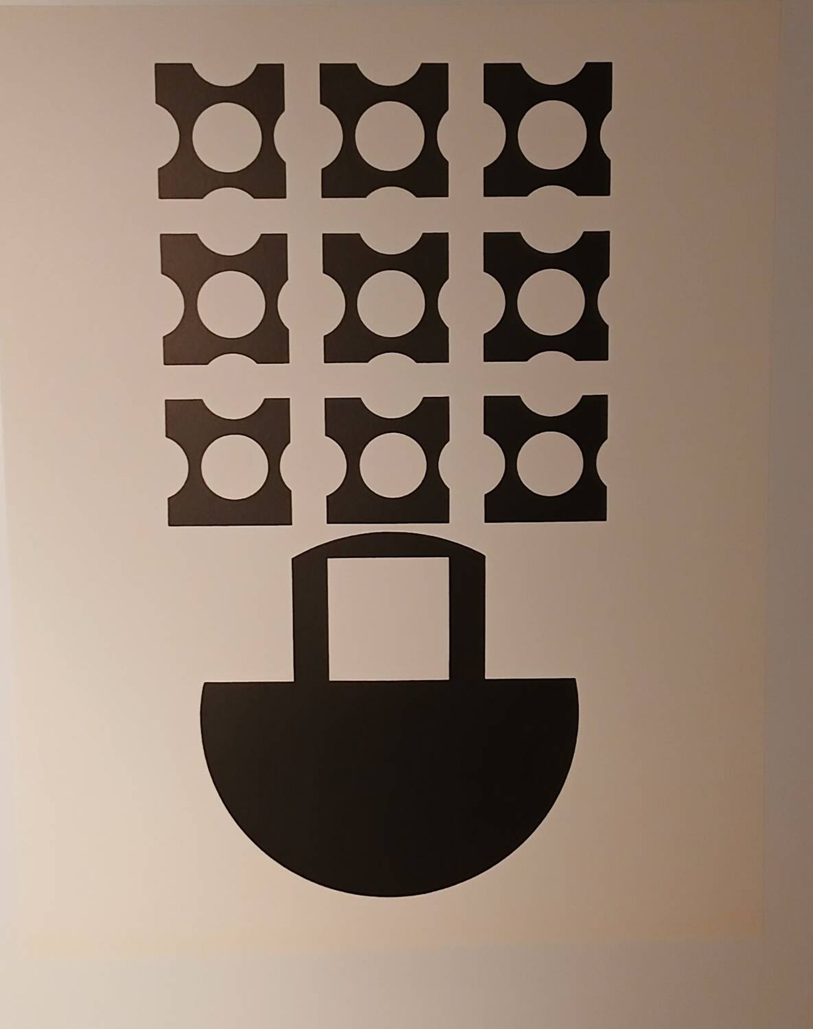 Victor Vasarely Sérigraphie d'après une œuvre copusculaire
