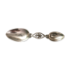 Double Travel Spoon Silver Metal