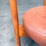 Mid-Century Modern Dining Chairs in the style of Charlotte Perriand, France, 1960s, Set of 4