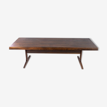 Table basse en palissandre, design danois des années 1960