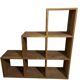 Solid wood staircase shelf