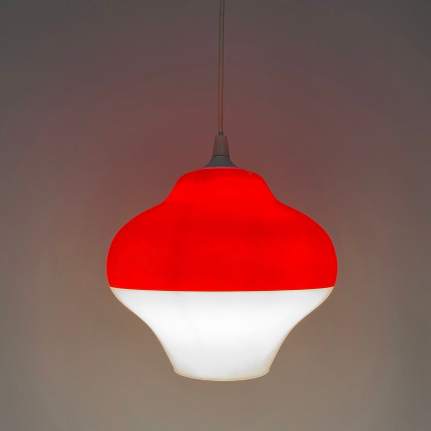 Vintage opaline pendant lamp 70