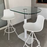 Standing dining table Ligne Roset with 2 stools