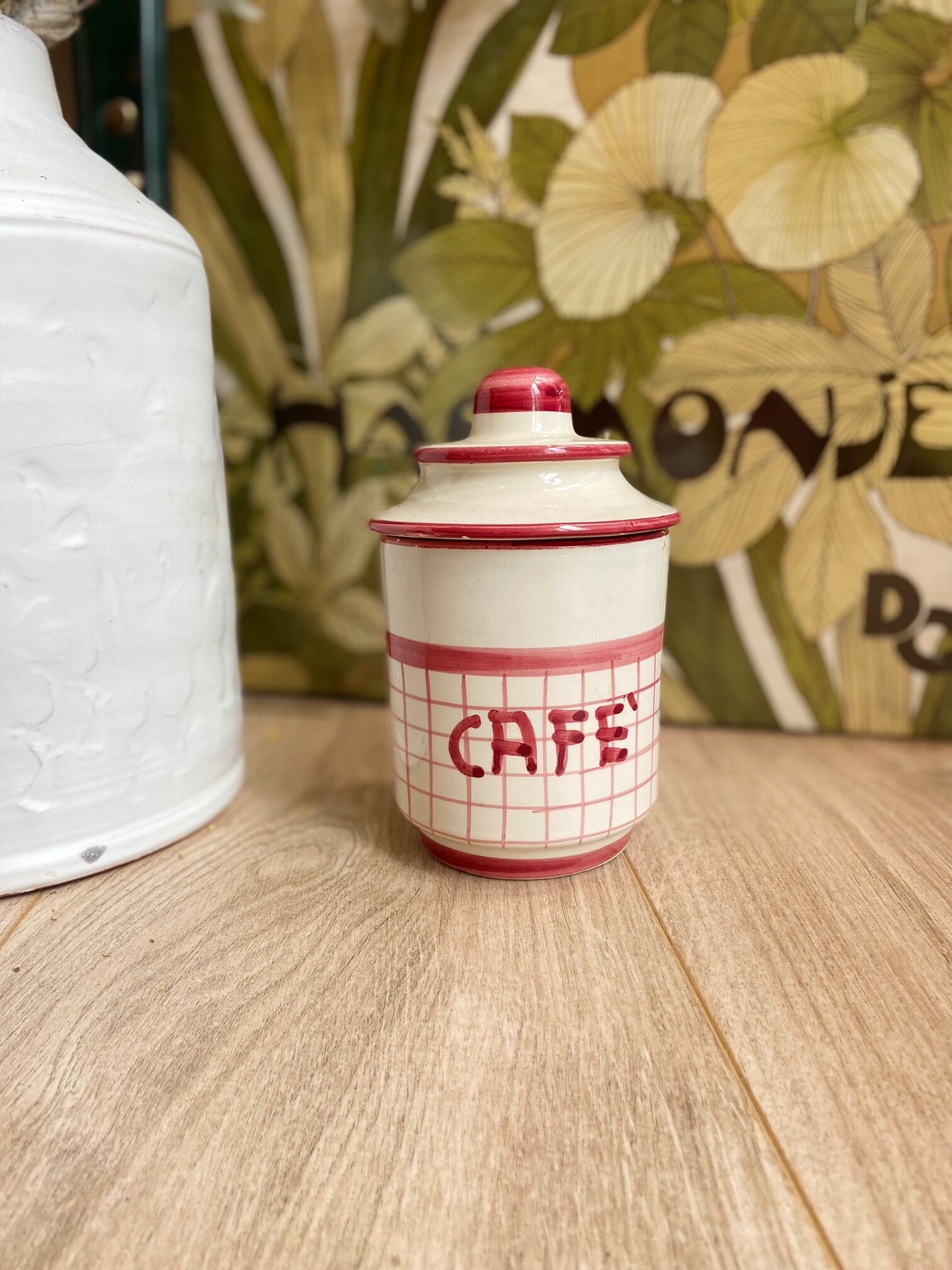 Hand-painted coffee pot