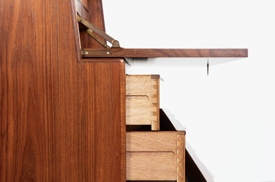 Teak Bureau by Erling Torvits for Klim Møbelfabrik, 1960s