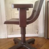 Brown Chair in metal and plastic by Ettore Sottsass for Olivetti Synthesis