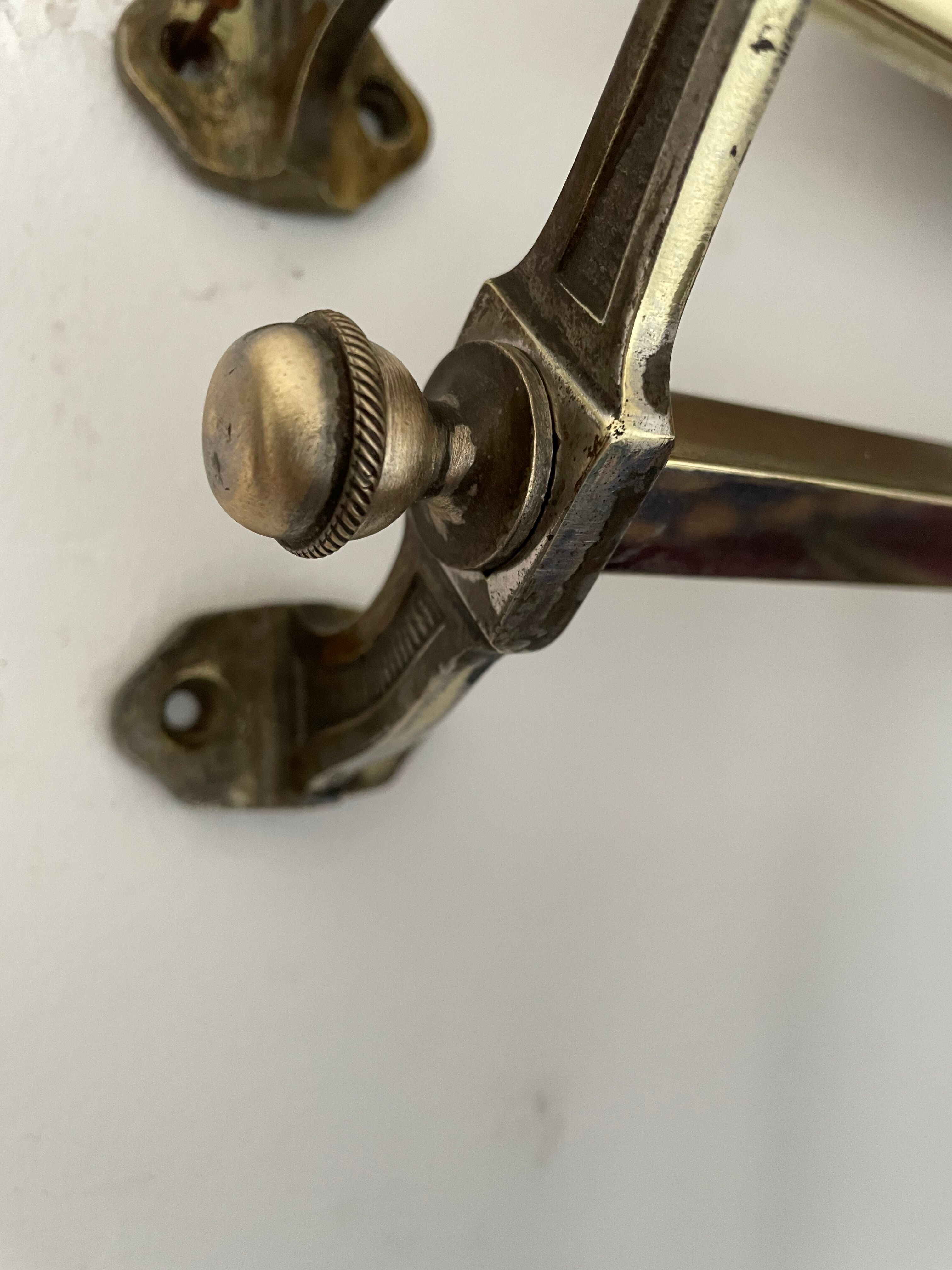 Wall coat rack, circa 1920