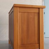 Elm sideboard Maison Regain, 80's