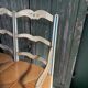 Antique hand-painted Provençal radassier – Straw seat