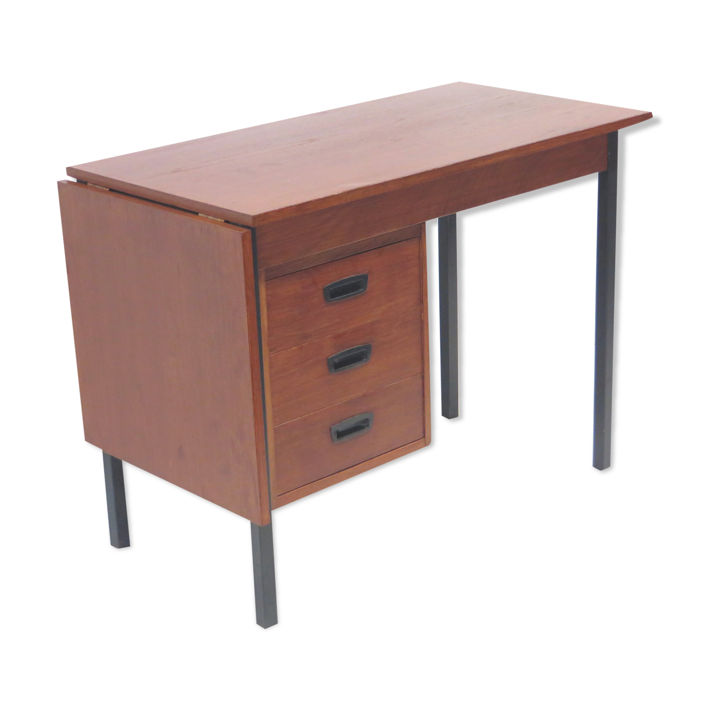 Vintage mid century drop leaf desk made in the 60s