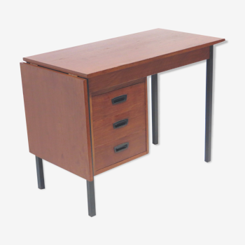 Vintage mid century drop leaf desk made in the 60s