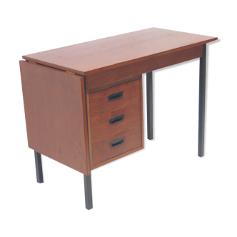 Vintage mid century drop leaf desk made in the 60s