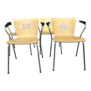 4 chaises Fritz hansen