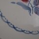 Digoin earthenware pie dish - Sarreguemines- Model Cannes - Rose decoration - circa 1940