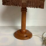 Scandinavian wooden lamp