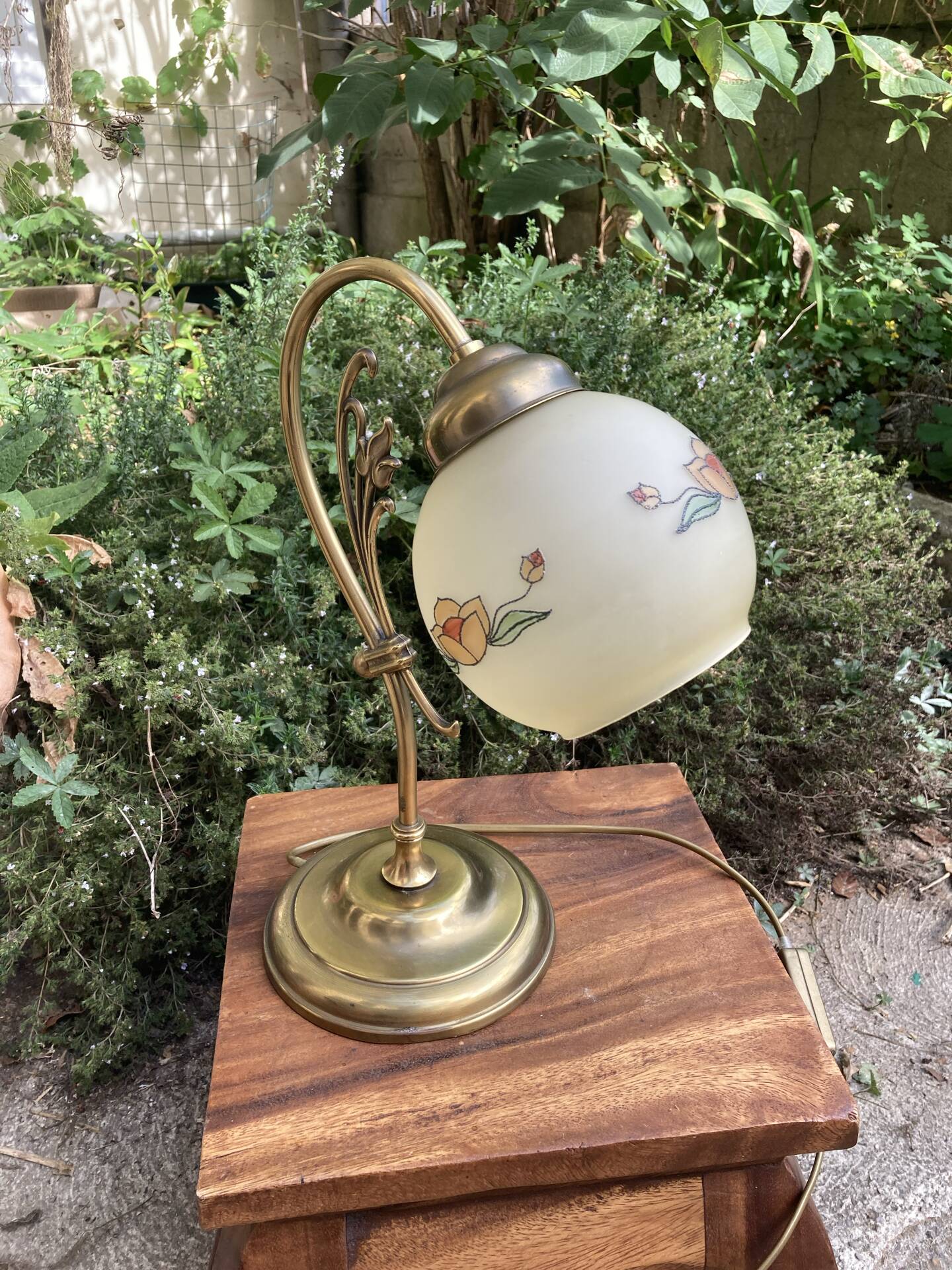 Art Deco revival table lamp