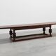 Large 17th‑Century Extendable Oak Dining Table, France