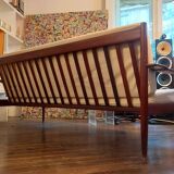 Renovated - Scandinavian mid century teak bench Grete Jal style