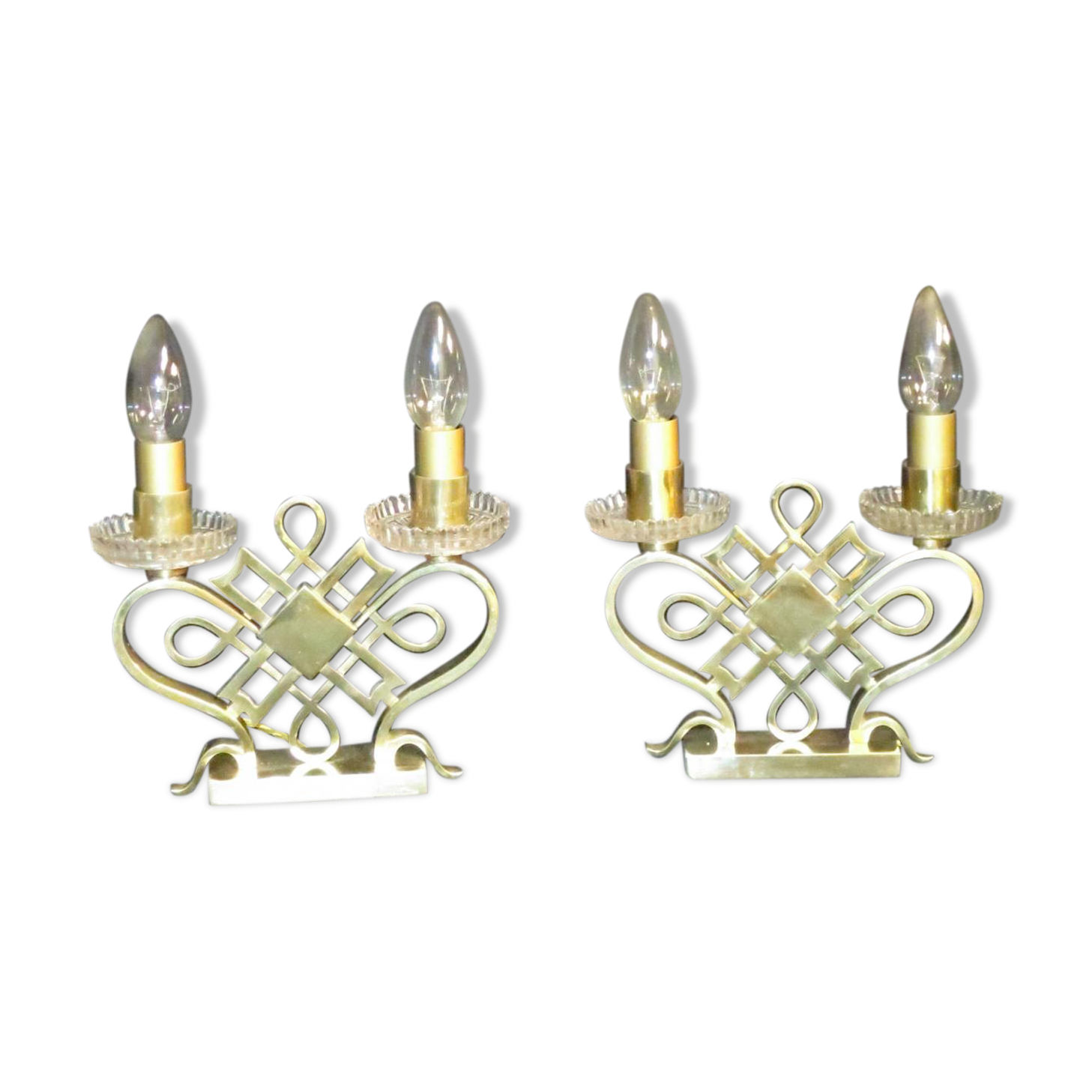 Pair of lamps Jules Leleu 1935