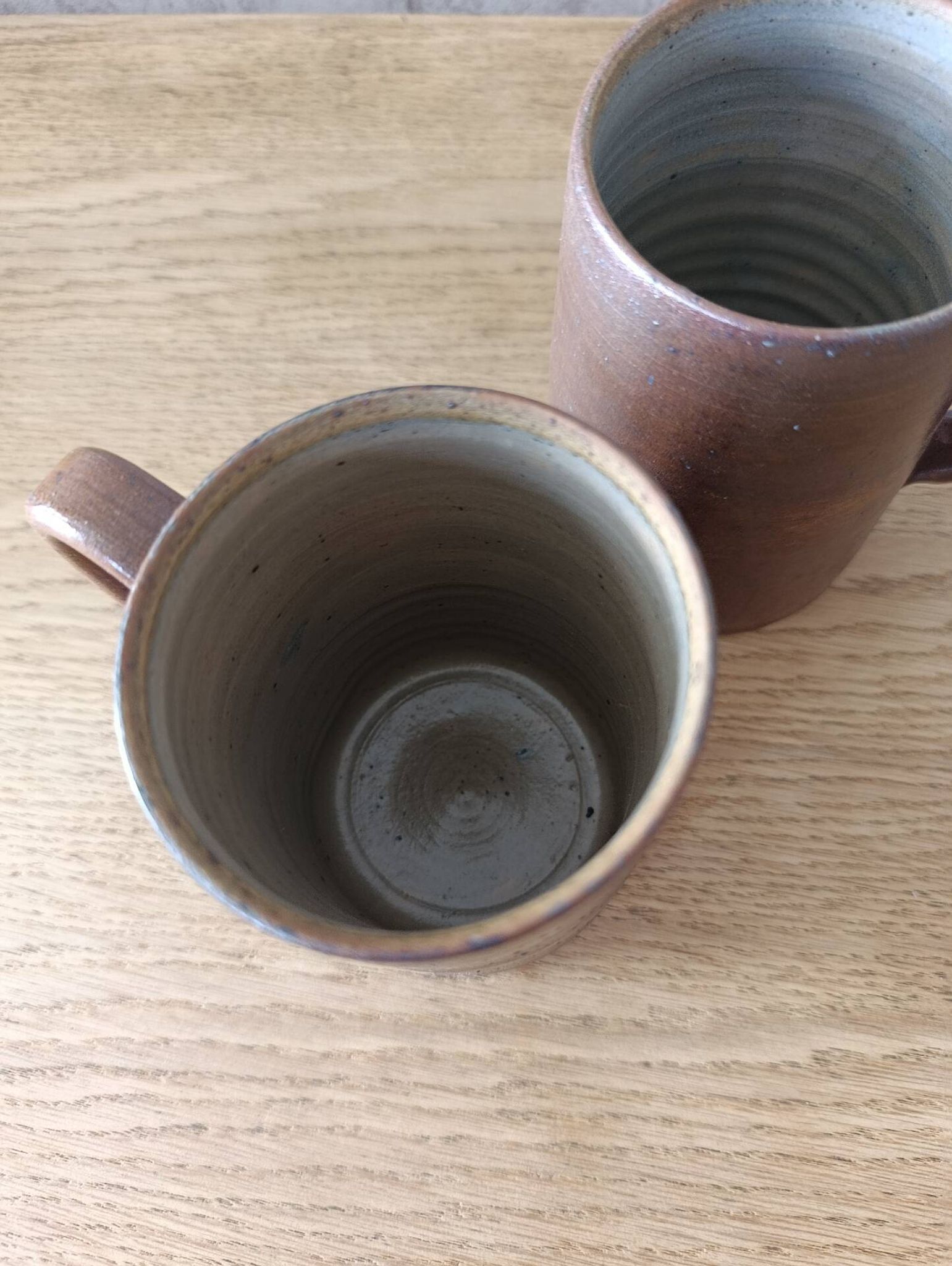 Mugs en grès de Puisaye grand format