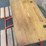 School desk vintage
