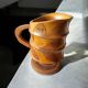 Solid wood vase pot