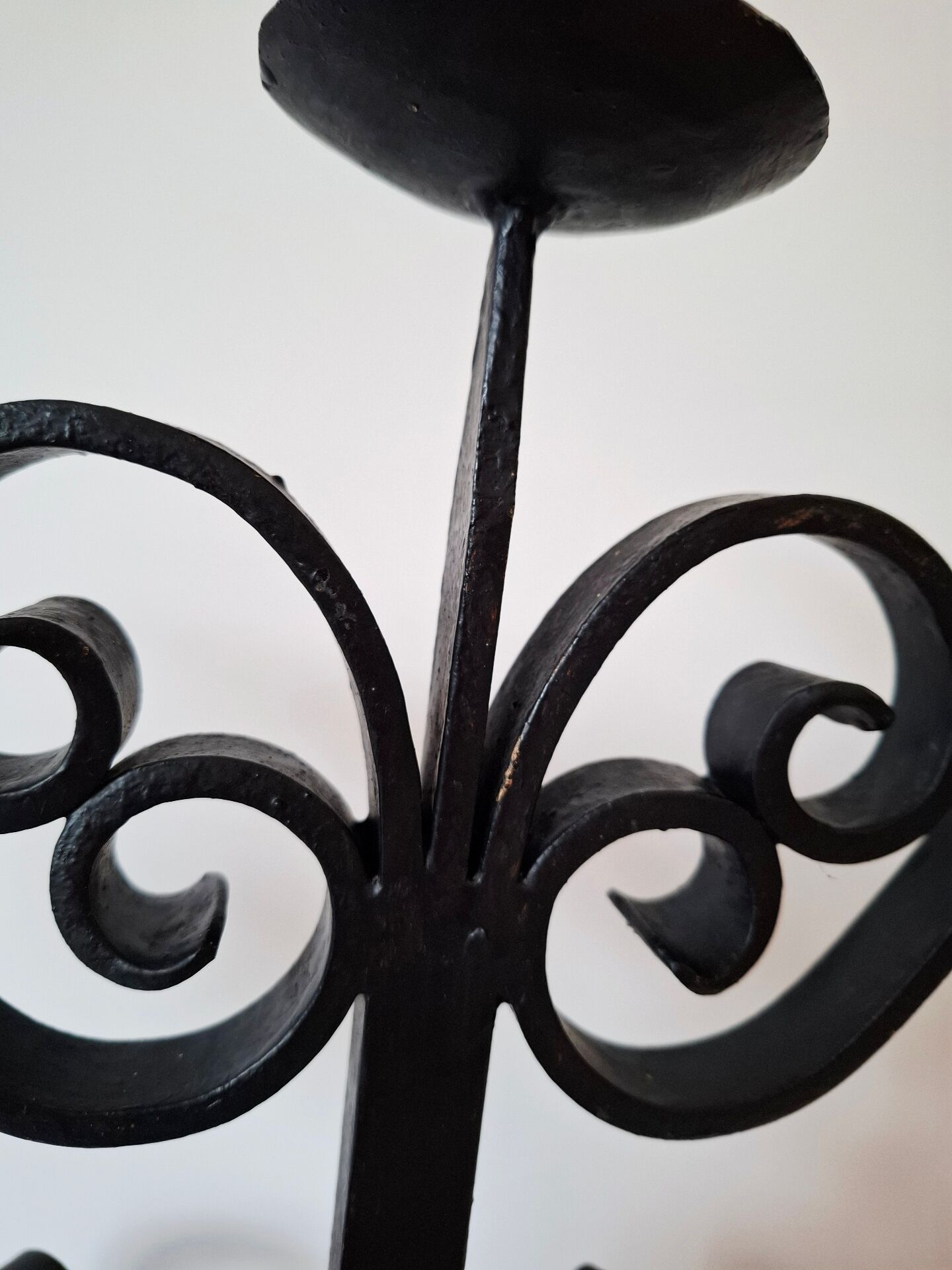 Vintage wrought iron chandelier