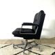 Office Chair in Leatherette on Wheels by Vaghi, Italy, 1960s
