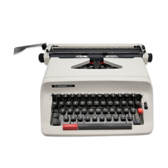 Typewriter Hermes 305 White revised ribbon new