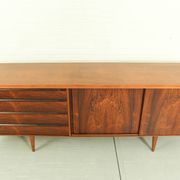 Danish Rosewood & Teak Sideboard By Ib Kofod Larsen For Fredericia Møbelfabrik 1950's