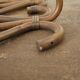 Rattan coat hanger