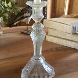 Bougeoir ancien en verre