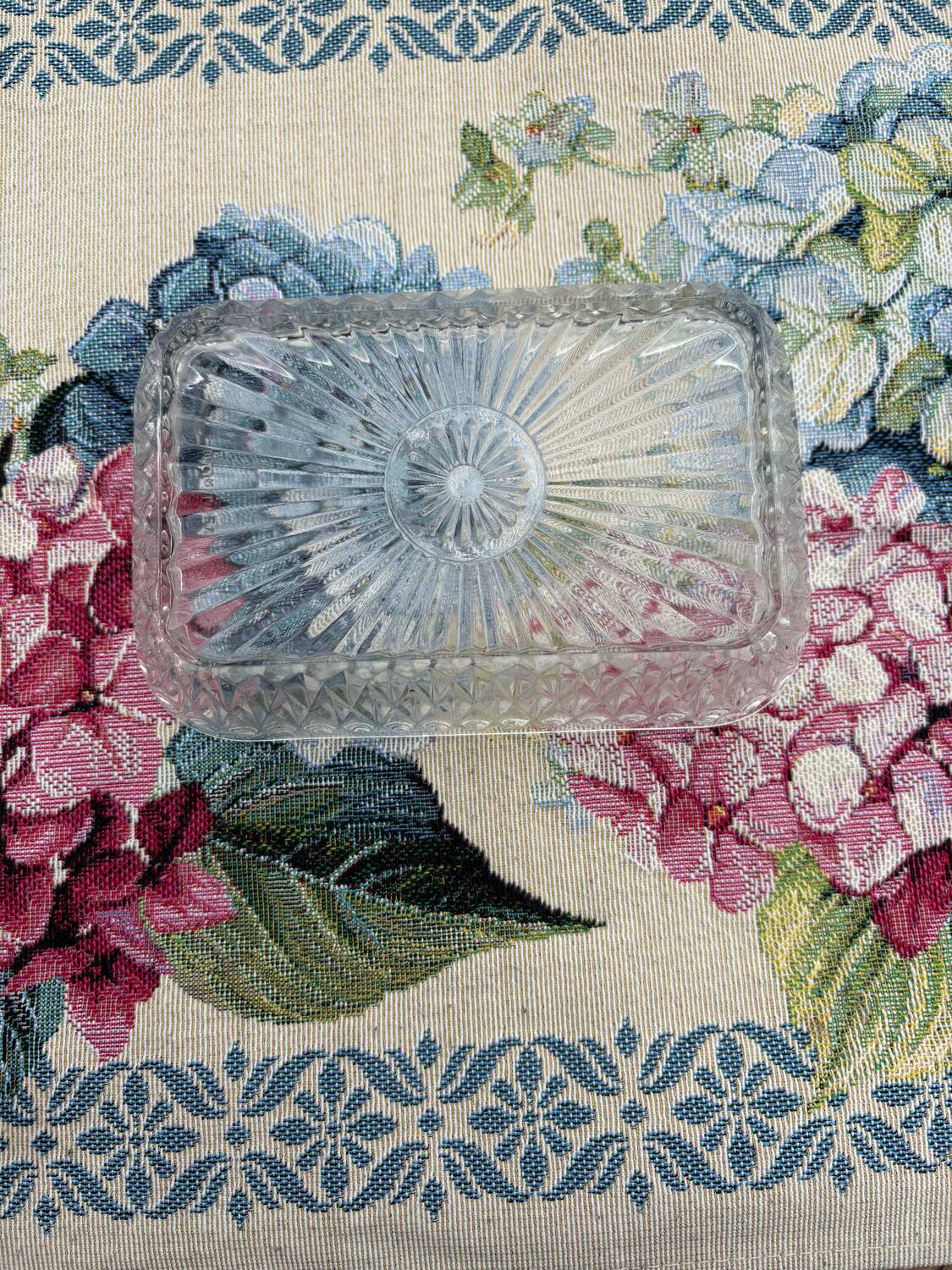Vintage Duralex butter dish