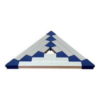 Postmodern triangular trivets by Jorgen Meldgaard for Menu, 1980s, set of 3.