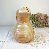 Vintage glazed stoneware pitcher