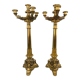 Paire de candelabres d'époque Napoleon III