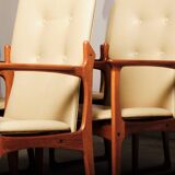 Un ensemble de six fauteuils des années 1960/1970 pour Vamdrup Stolefabrik