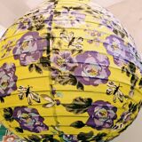 Printed fabric pear-shaped suspension