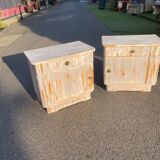 2 German bedside tables