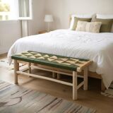 Moroccan bank in coloured rope