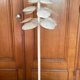 Vintage metal leaf floor lamp