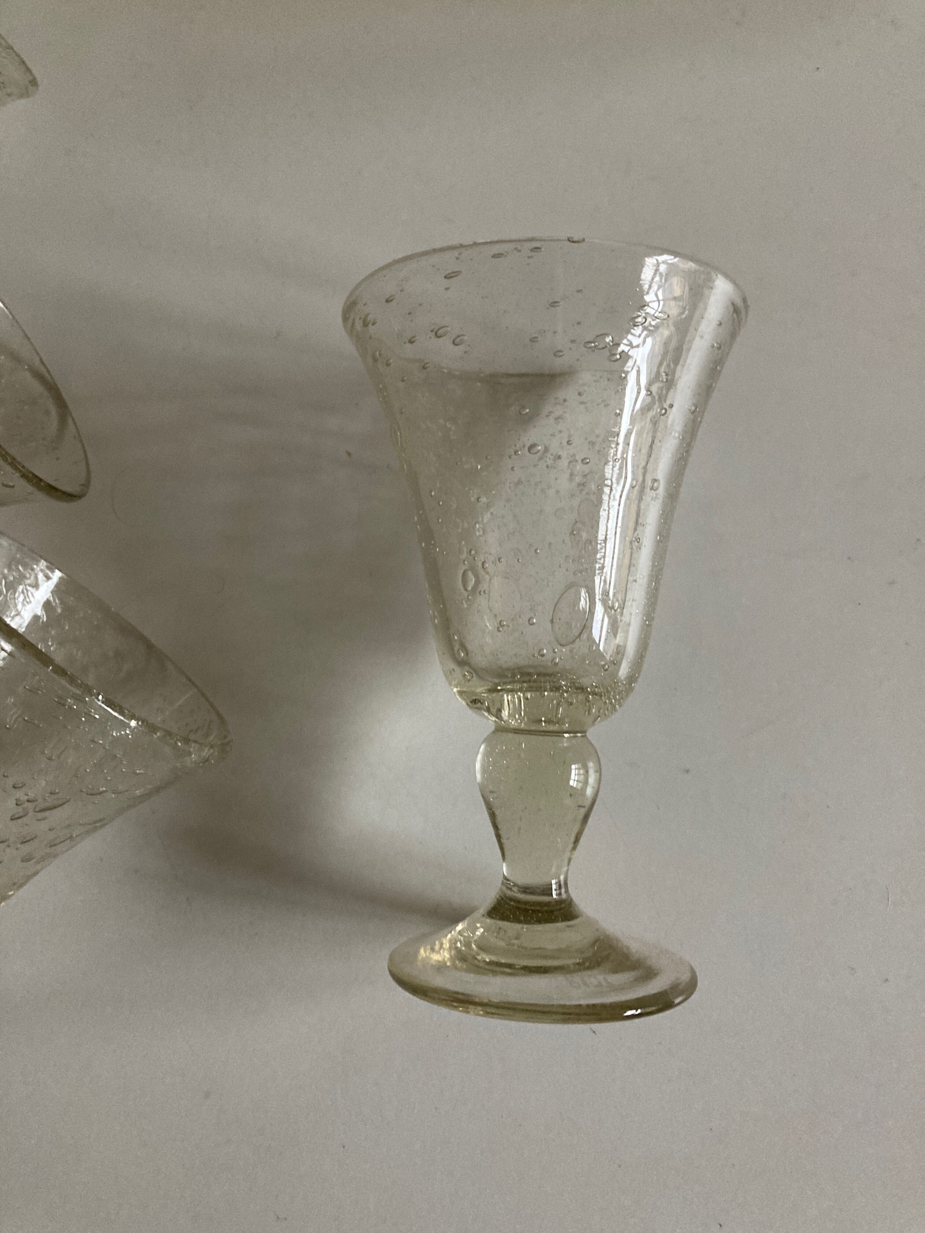 Set of 4 Biot glasses 14cm