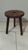 Tabouret vintage en bois