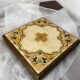 Ceramic and wood trivet