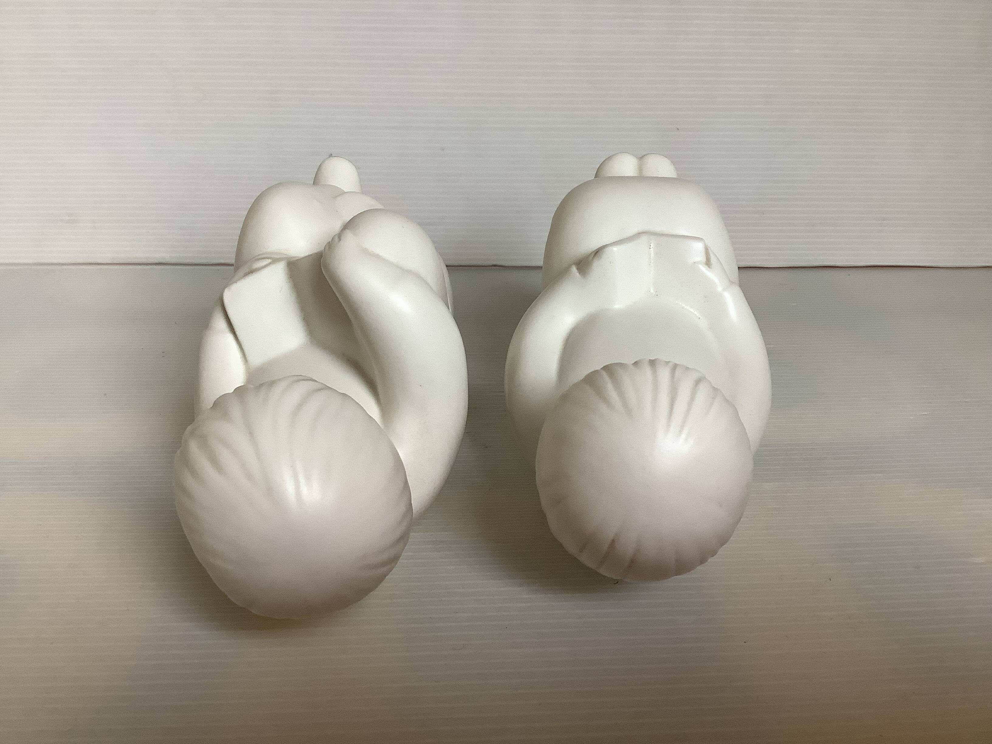 Pair of children's bookends reading from the 70s