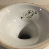 Faience fruit cup Badonviller Clover
