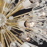 Gigantic brass star-shaped chandelier by Emil Stejnar, Austria, 1960s.